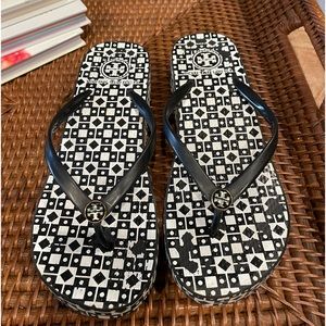 Tory Burch heeled flip flops